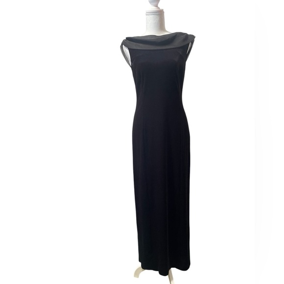 ROBBIE BEE , Elegant Black Evening Gown - Picture 2 of 7